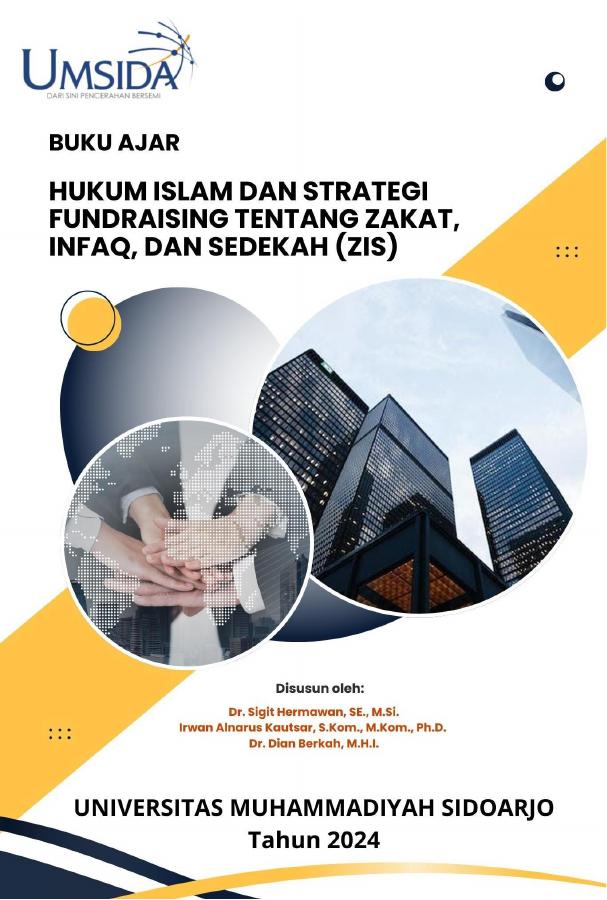Sampul Buku Ajar Hukum Islam dan Strategi Fundraising Tentang Zakat, Infaq dan Sedekah (ZIS) Lazismu Jawa Timur