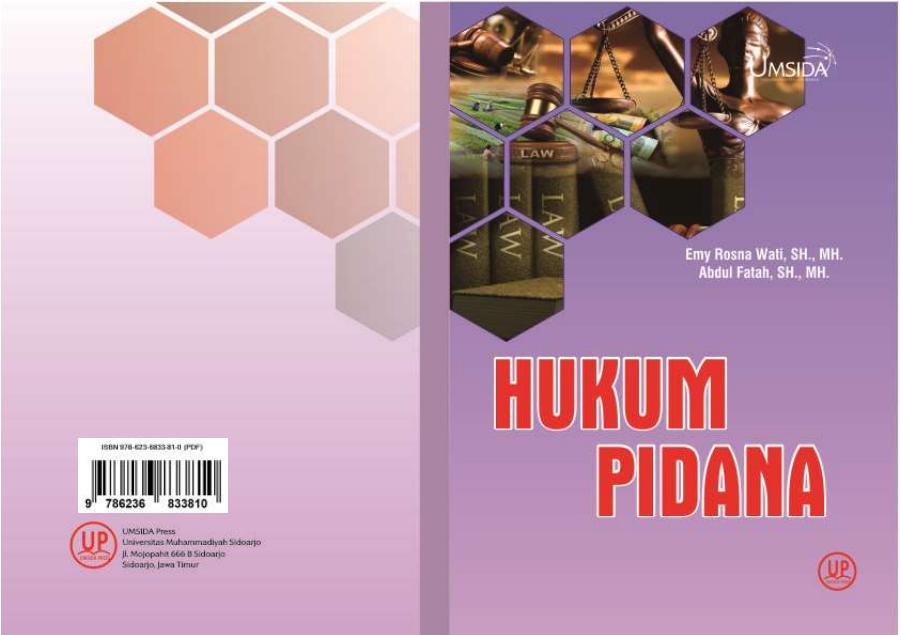 Sampul Buku Ajar Hukum Pidana